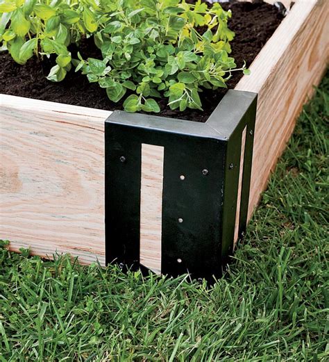 raised garden bed metal brackets|cheapest metal raised garden beds.